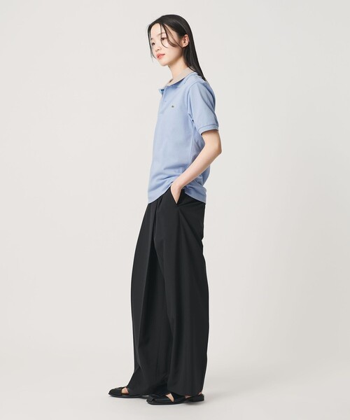 LACOSTE(ラコステ)の「【別注】<LACOSTE>ポロシャツ(ポロシャツ・レディース・オリーブ/ブラック/ライトブルー/ベージュ・38/34)」の15枚目の写真