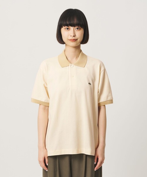 LACOSTE(ラコステ)の「【別注】<LACOSTE>ポロシャツ(ポロシャツ・レディース・オリーブ/ブラック/ライトブルー/ベージュ・38/34)」の16枚目の写真