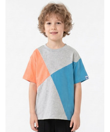 HAKKA KIDS | 配色切替BIG　Tシャツ(Tシャツ/カットソー)