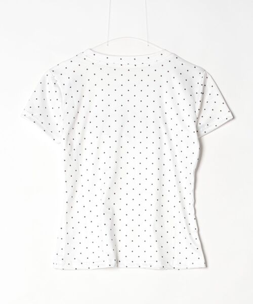 miune(ミューヌ)の「ロゴドットTee(Tシャツ/カットソー・レディース・アイボリー/ブラック/グレー・FREE)」の14枚目の写真