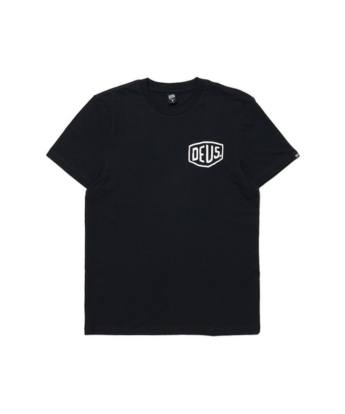 DEUS EX MACHINA(デウスエクスマキナ)の「HARAJUKU ADDRESS TEE(Tシャツ/カットソー・メンズ・ホワイト/ブラック・S/M/L/XL)」の1枚目の写真