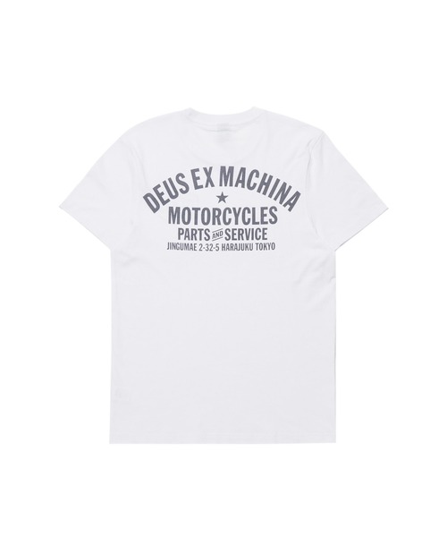 DEUS EX MACHINA(デウスエクスマキナ)の「HARAJUKU ADDRESS TEE(Tシャツ/カットソー・メンズ・ホワイト/ブラック・S/M/L/XL)」の5枚目の写真