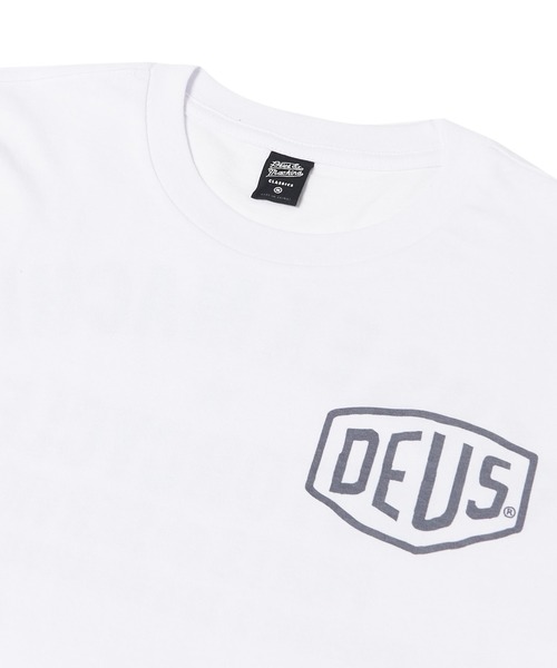 DEUS EX MACHINA(デウスエクスマキナ)の「HARAJUKU ADDRESS TEE(Tシャツ/カットソー・メンズ・ホワイト/ブラック・S/M/L/XL)」の4枚目の写真