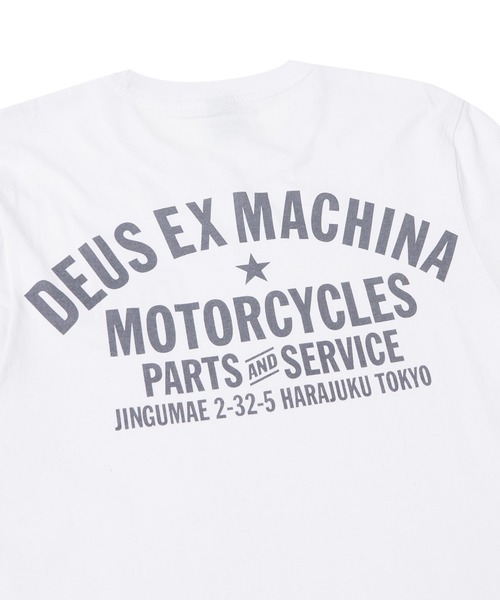 DEUS EX MACHINA(デウスエクスマキナ)の「HARAJUKU ADDRESS TEE(Tシャツ/カットソー・メンズ・ホワイト/ブラック・S/M/L/XL)」の3枚目の写真