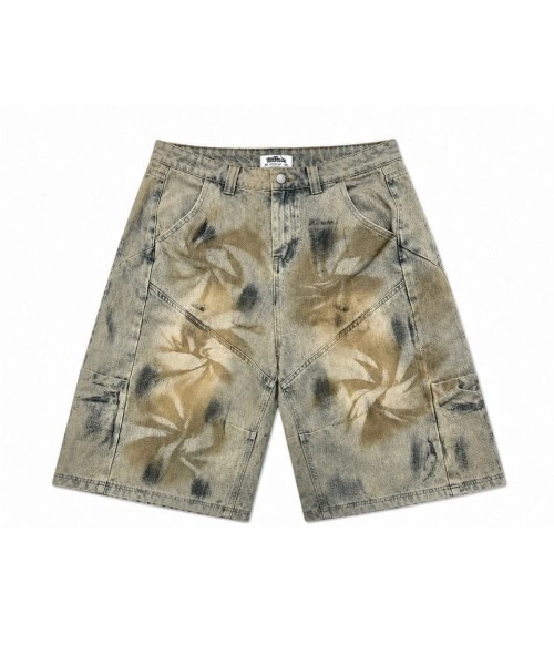 Never mind the XU(ネバーマインドザエックスユー)の「【Never mind the XU】vintage wash buggy half pants / 【ネバーマインド ザ エックスユー】ビンテージウォッシュバギーハーフデニムパンツ(デニムパンツ・メンズ・ブラウン・M)」の18枚目の写真