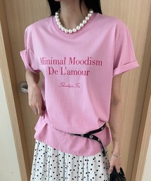 【綿100%】カラバリ豊富 ロゴフロントプリントTee/Tシャツ