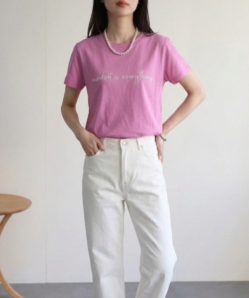 【綿100%】カラバリ豊富 ロゴフロントプリントTee/Tシャツ