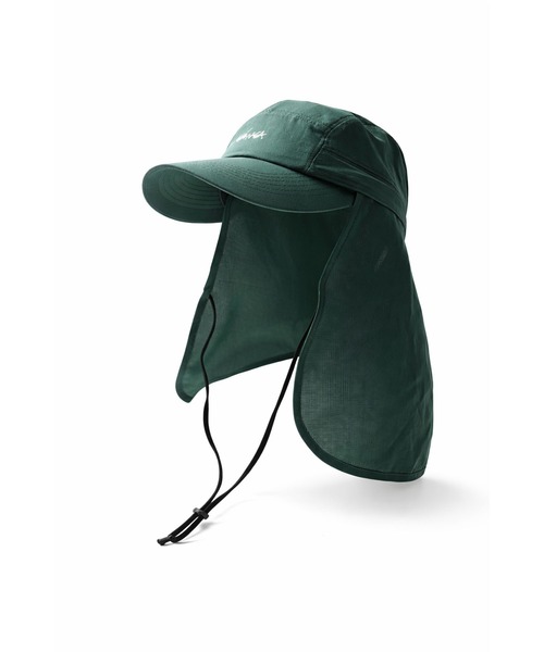 NANGA（ナンガ）の「Dotair KIDS SHADE CAP/ドットエア キッズ シェードキャップ（キャップ・キッズ・グリーン/ネイビー/ブラック・FREE）」の2枚目の写真