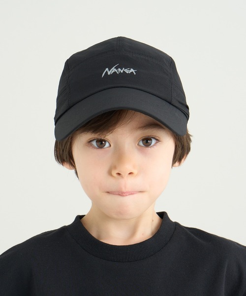 NANGA（ナンガ）の「Dotair KIDS SHADE CAP/ドットエア キッズ シェードキャップ（キャップ・キッズ・グリーン/ネイビー/ブラック・FREE）」の4枚目の写真