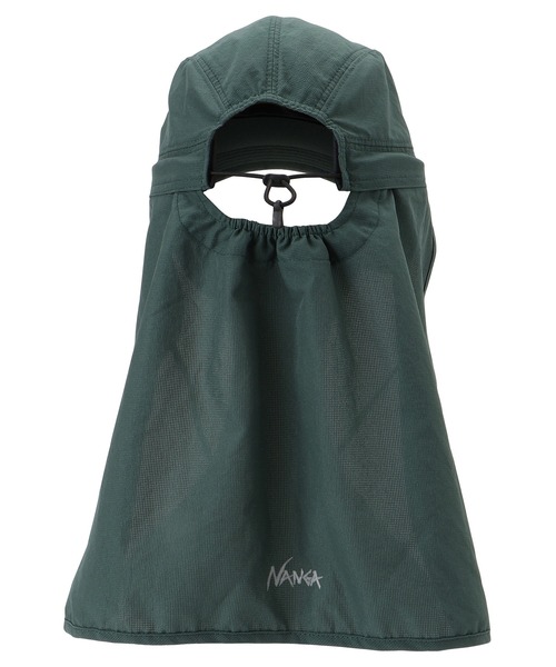 NANGA（ナンガ）の「Dotair KIDS SHADE CAP/ドットエア キッズ シェードキャップ（キャップ・キッズ・グリーン/ネイビー/ブラック・FREE）」の9枚目の写真