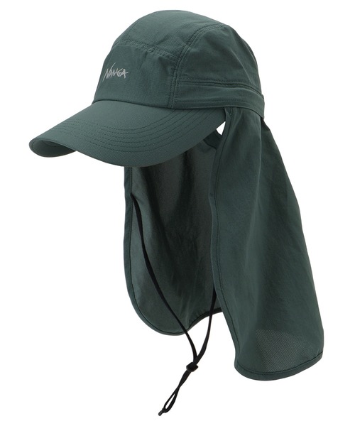 NANGA（ナンガ）の「Dotair KIDS SHADE CAP/ドットエア キッズ シェードキャップ（キャップ・キッズ・グリーン/ネイビー/ブラック・FREE）」の7枚目の写真