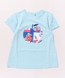 ユニコーン／リンゴプリントチュニックTシャツ