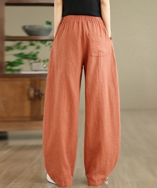 ONEP STAR(ワンピスター)の「ワイドシルエットパンツ(その他パンツ・レディース・オレンジ/ベージュ/ネイビー・MEDIUM/LARGE/X-LARGE)」の17枚目の写真