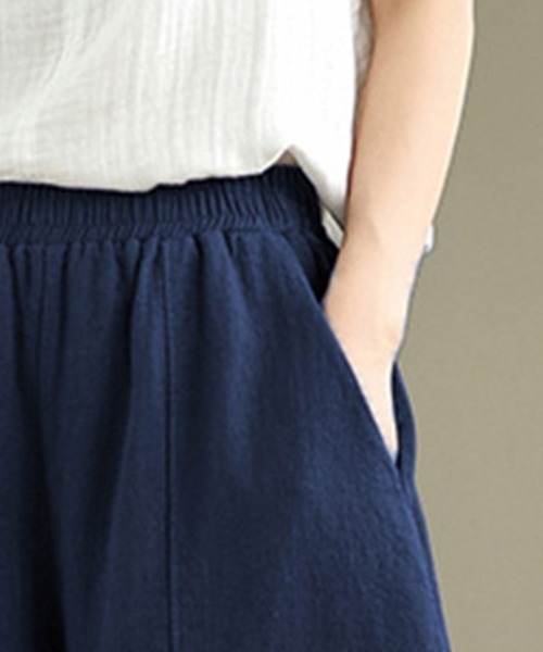 ONEP STAR(ワンピスター)の「ワイドシルエットパンツ(その他パンツ・レディース・オレンジ/ベージュ/ネイビー・MEDIUM/LARGE/X-LARGE)」の21枚目の写真