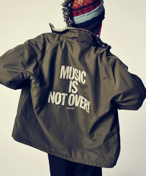 is-ness(イズネス)の「【is-ness】MINOT REVERSIBLE FLEECE JACKET(ブルゾン・メンズ・ブラック/カーキ・L/M)」の3枚目の写真