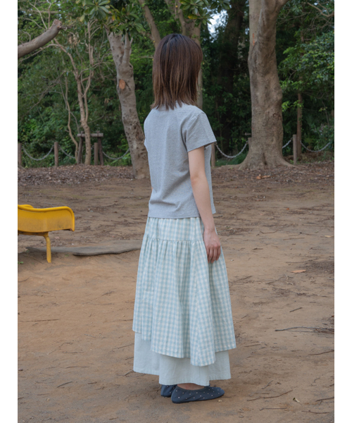 PEEVES PEEVES(フィブス フィブス)の「PVS Dot V-Neck Tee / M. Grey(Tシャツ/カットソー・レディース・その他・OS)」の3枚目の写真