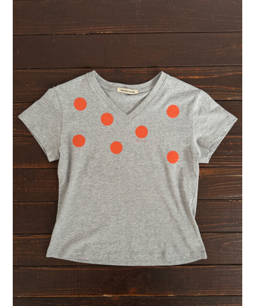 PEEVES PEEVES(フィブス フィブス)の「PVS Dot V-Neck Tee / M. Grey(Tシャツ/カットソー・レディース・その他・OS)」の5枚目の写真