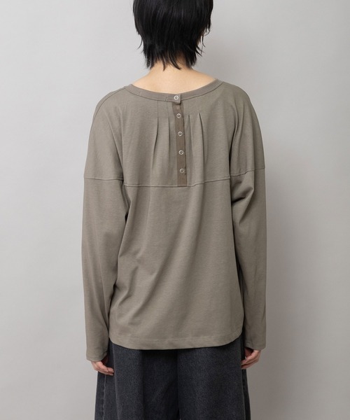 Munich(ミューニック)の「【接触冷感】【吸水速乾】ポコリンジャージ Tブラウス(Tシャツ/カットソー・レディース・ブラック/カーキ/ホワイト・FREE)」の9枚目の写真