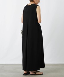 LC/LLL ノースリマキシワンピース/バックタックノースリワンピース