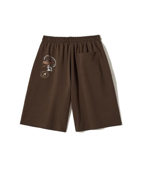 GAKKAI UNIONS(ガッカイユニオンズ)の「トリップポストバミューダパンツブラウン(その他パンツ・レディース・その他・SMALL/MEDIUM/LARGE/X-LARGE)」の3枚目の写真
