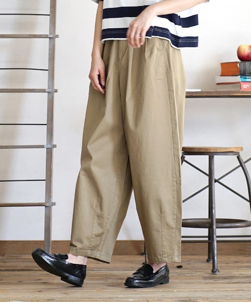 zootie(ズーティー)の「ツイル サーカスパンツ(その他パンツ・レディース・ホワイト/ブラック/ベージュ・M/L/S/LL)」の1枚目の写真