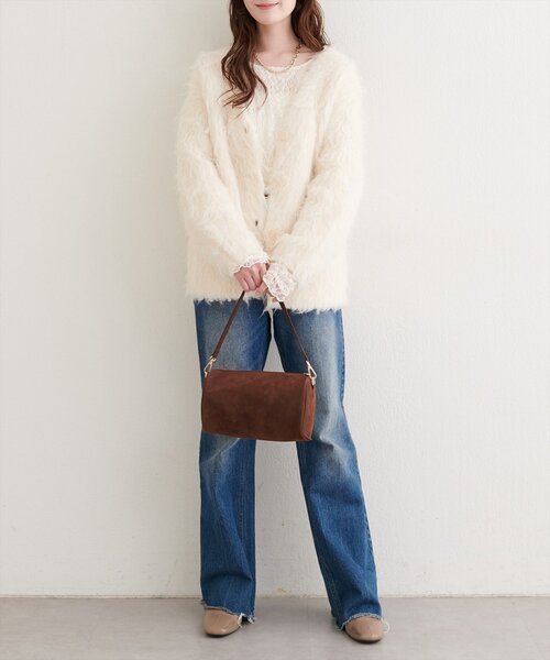 natural couture(ナチュラルクチュール)の「リバーシブルレーストップス(Tシャツ/カットソー・レディース・ブラウン/ピンク系その他/アイボリー/ブラック/チャコールグレー/グレー系その他/ブラウン系その他・FREE)」の16枚目の写真