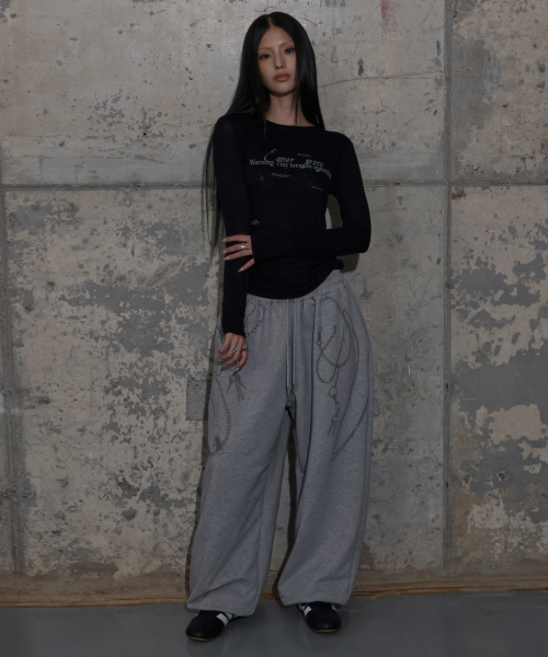 FANCY CLUB(ファンシークラブ)の「バッククロスロングスリーブ (ブラック) F25ZB027(Tシャツ/カットソー・レディース・その他・ONE SIZE)」の5枚目の写真