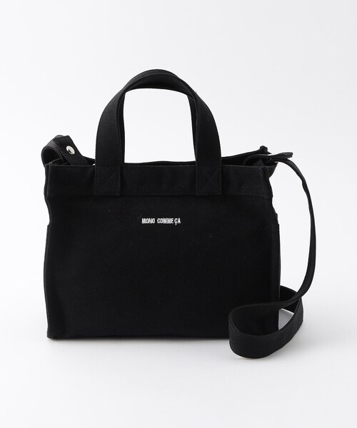 MONO　COMME CA（モノコムサ）の「キャンバス ミニトート（トートバッグ・レディース・ブラック/グレー/ブラウン・FREE）」の19枚目の写真
