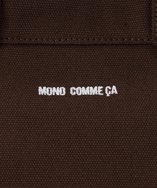 MONO　COMME CA（モノコムサ）の「キャンバス ミニトート（トートバッグ・レディース・ブラック/グレー/ブラウン・FREE）」の16枚目の写真