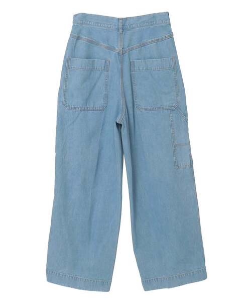 CURRENTAGE(カレンテージ)の「Center crease denim(MEN'S)(デニムパンツ・メンズ・サックスブルー・4/3)」の2枚目の写真