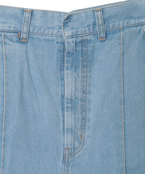 CURRENTAGE(カレンテージ)の「Center crease denim(MEN'S)(デニムパンツ・メンズ・サックスブルー・4/3)」の3枚目の写真