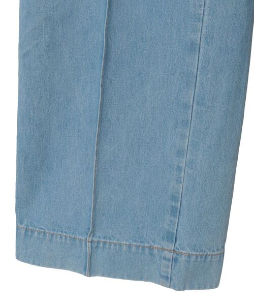 CURRENTAGE(カレンテージ)の「Center crease denim(MEN'S)(デニムパンツ・メンズ・サックスブルー・4/3)」の7枚目の写真