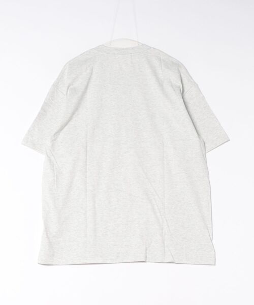 NOWLE(ノウル)の「【NOWLE】アーチカレッジロゴ半袖Tシャツ / レトロアメカジ シャディサイドグラフィック クラシックトップス(Tシャツ/カットソー・メンズ・チャコール/アッシュ・LARGE/X-LARGE/MEDIUM)」の3枚目の写真