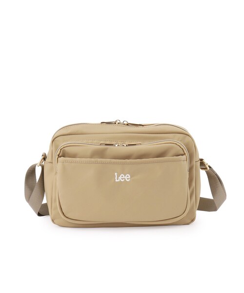 Lee(リー)の「【Lee別注/撥水】7ポケットショルダーバッグ(ショルダーバッグ・レディース・ブラウン系/アイボリー/ピンク系その他2/ブラック/グレー/ライトパープル/サックスブルー系7/ネイビー系5/ゴールド系7/ブラック系7・00)」の17枚目の写真