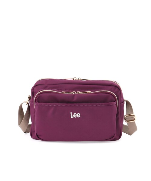 Lee(リー)の「【Lee別注/撥水】7ポケットショルダーバッグ(ショルダーバッグ・レディース・ブラウン系/アイボリー/ピンク系その他2/ブラック/グレー/ライトパープル/サックスブルー系7/ネイビー系5/ゴールド系7/ブラック系7・00)」の20枚目の写真