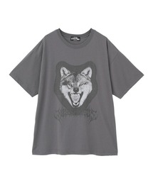 Candy Stripper | WOLFY BIG Tシャツ(Tシャツ/カットソー)