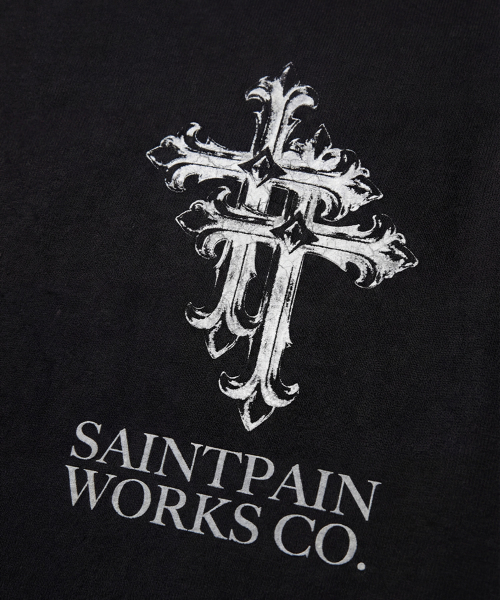 SAINTPAIN（セイントペイン）の「SPダブルクロスヘビーウェイトロングスリーブブラック（Tシャツ/カットソー・レディース・その他・MEDIUM/LARGE）」の3枚目の写真