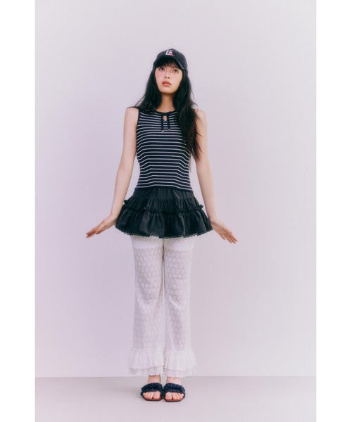 LILY BROWN(リリーブラウン)の「ミニリボンニットトップス(ニット/セーター・レディース・ブルー/その他/アイボリー・F)」の17枚目の写真