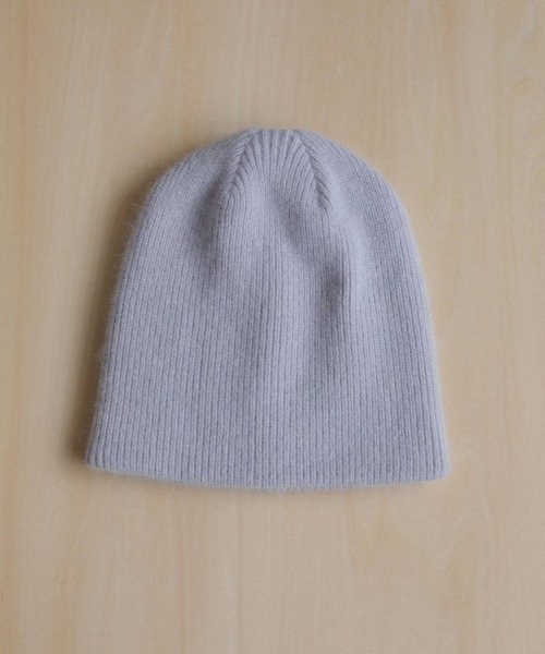 anuke(アンヌーク)の「anuke Raccoon Knit Beanie ラクーンニットビーニー/62621022(ニットキャップ/ビーニー・レディース・ラベンダー/オリーブ/アイボリー/チャコールグレー・ONE SIZE)」の4枚目の写真