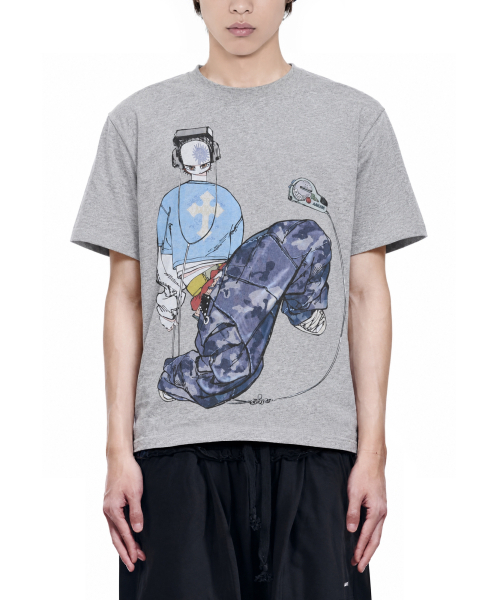 AAKAM（アーカム）の「ChaCha Floorwork Half Top (Gray)（Tシャツ/カットソー・レディース・その他・3/2）」の5枚目の写真