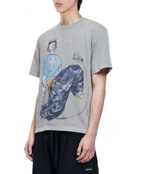 AAKAM（アーカム）の「ChaCha Floorwork Half Top (Gray)（Tシャツ/カットソー・レディース・その他・3/2）」の6枚目の写真