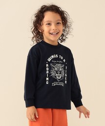 BEAMS mini | プリント バリエーション ロングTシャツ 2026FW(90~130cm)(Tシャツ/カットソー)