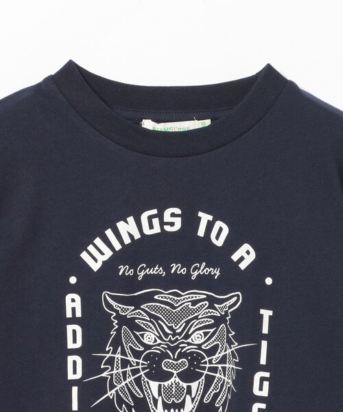 BEAMS mini（ビームスミニ）の「プリント バリエーション ロングTシャツ 2026FW（90～130cm）（Tシャツ/カットソー・キッズ・ワイン/ネイビー・90/110/100/120/130）」の9枚目の写真