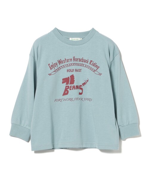 BEAMS mini（ビームスミニ）の「プリント バリエーション ロングTシャツ 2026FW（90～130cm）（Tシャツ/カットソー・キッズ・ワイン/ネイビー・90/110/100/120/130）」の17枚目の写真