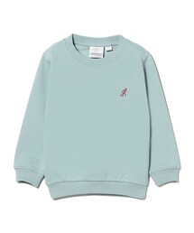 こども ビームス | GRAMICCI / キッズ ワンポイント スウェット 2026FW (100~130cm)キッズトレーナー クルーネック ワンポイント刺繍 コットンブレンド 裏毛トップス 長袖スウェット 子供服 通園通学 カジュアルウェア 男女兼用(スウェット)