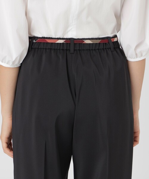 BLUE LABEL CRESTBRIDGE(ブルーレーベルクレストブリッジ)の「ダブルサテンカーブパンツ(その他パンツ・レディース・ブラック/ベージュ系その他2/ホワイト・36/38)」の15枚目の写真