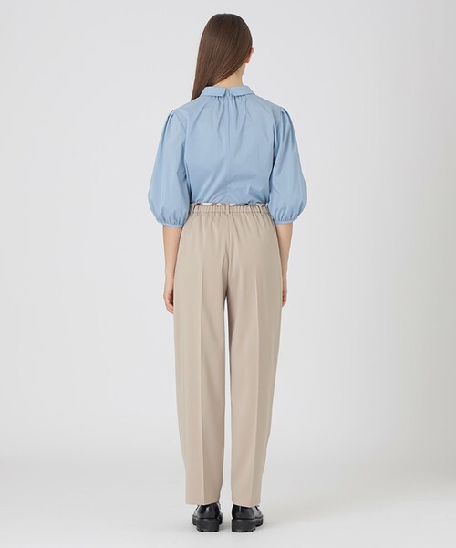 BLUE LABEL CRESTBRIDGE(ブルーレーベルクレストブリッジ)の「ダブルサテンカーブパンツ(その他パンツ・レディース・ブラック/ベージュ系その他2/ホワイト・36/38)」の20枚目の写真
