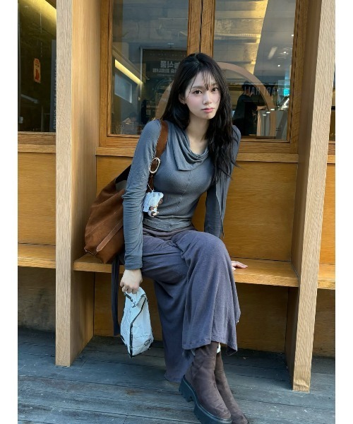 CHARLES & KEITH（チャールズ & キース）の「Imogen イモージェン チャンキー アンクルブーツ（ブーツ・レディース・ブラック系その他2/ダークブラウン系4・25cm/24.5cm/23.5cm/23cm/25.5cm/22.5cm）」の11枚目の写真