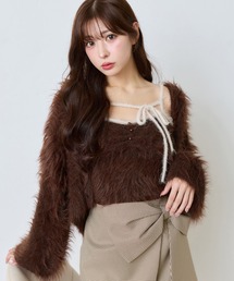 パウダーフェザーショートカーデ【ビスチェ別売り】