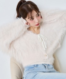 パウダーフェザーショートカーデ【ビスチェ別売り】